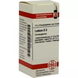 LEDUM D 3 globulki, 10 g