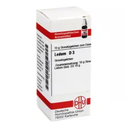 LEDUM D 3 globulki, 10 g