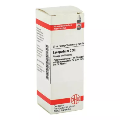 LYCOPODIUM Rozcieńczenie C 30, 20 ml LYCOPODIUM Rozcieńczenie C 30, 20 ml