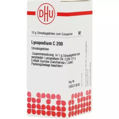 LYCOPODIUM C 200 globulek, 10 g