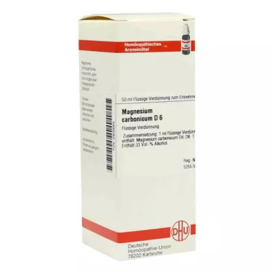 MAGNESIUM CARBONICUM D 6 Rozcieńczenie, 50 ml