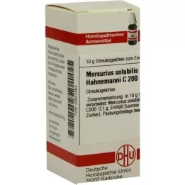 MERCURIUS SOLUBILIS Hahnemanni C 200 globulek, 10 g