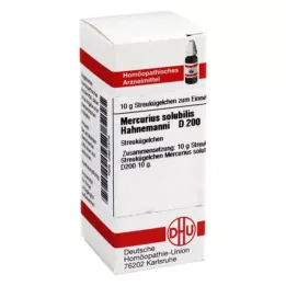 MERCURIUS SOLUBILIS Hahnemanni D 200 globulek, 10 g