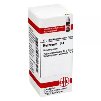 MEZEREUM D 4 globulki, 10 g