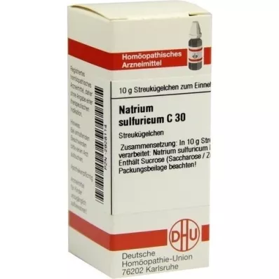 NATRIUM SULFURICUM C 30 kulek, 10 g
