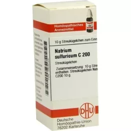 NATRIUM SULFURICUM C 200 globulek, 10 g