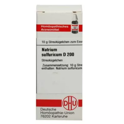 NATRIUM SULFURICUM C 200 globulek, 10 g NATRIUM SULFURICUM C 200 globulek, 10 g