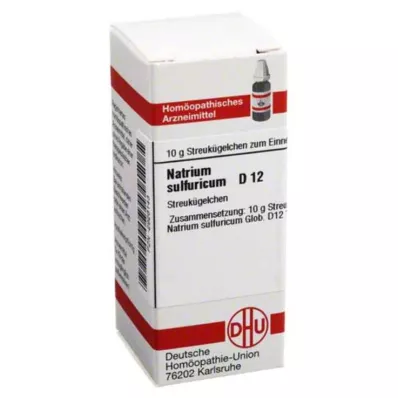NATRIUM SULFURICUM D 12 kulek, 10 g