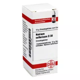 NATRIUM SULFURICUM D 30 kulek, 10 g