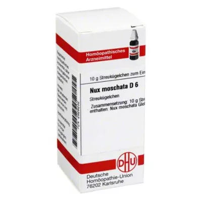 NUX MOSCHATA D 6 kulek, 10 g NUX MOSCHATA D 6 kulek, 10 g