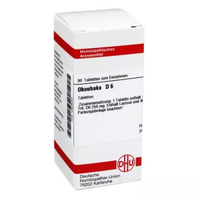 OKOUBAKA D 6 tabletek, 80 szt