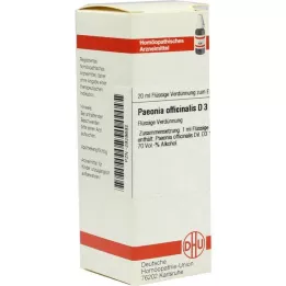 PAEONIA OFFICINALIS D 3 Rozcieńczenie, 20 ml