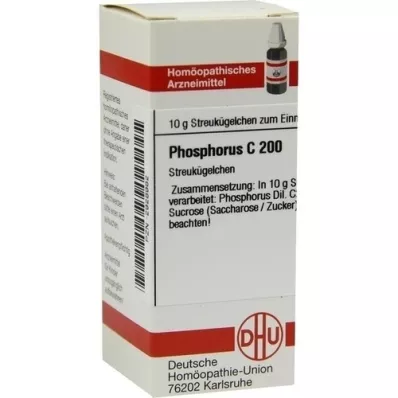 PHOSPHORUS C 200 globulek, 10 g