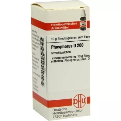 PHOSPHORUS D 200 globulek, 10 g