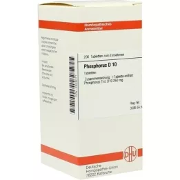 PHOSPHORUS D 10 tabletek, 200 szt