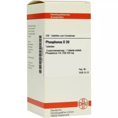 PHOSPHORUS Tabletki D 30, 200 szt