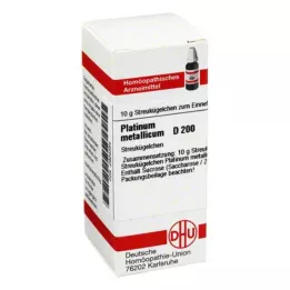 PLATINUM METALLICUM D 200 globulek, 10 g