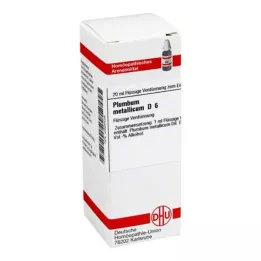 PLUMBUM METALLICUM D 6 Rozcieńczenie, 20 ml