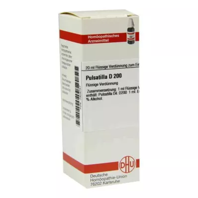 PULSATILLA Rozcieńczenie D 200, 20 ml PULSATILLA Rozcieńczenie D 200, 20 ml