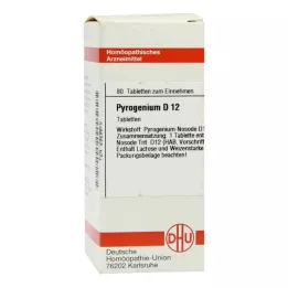 PYROGENIUM D 12 tabletek, 80 szt