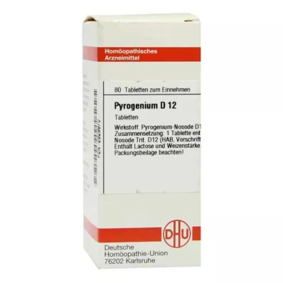 PYROGENIUM D 12 tabletek, 80 szt PYROGENIUM D 12 tabletek, 80 szt