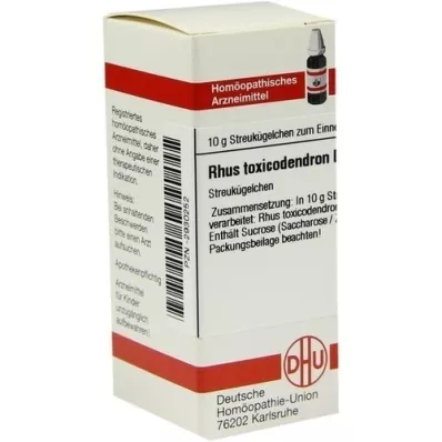 RHUS TOXICODENDRON D 200 globulek, 10 g