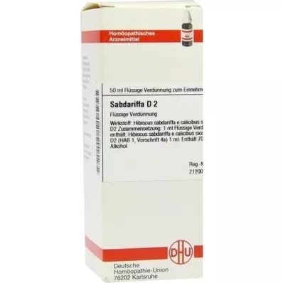 SABDARIFFA D 2 Rozcieńczenie, 50 ml