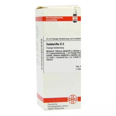 SABDARIFFA D 2 Rozcieńczenie, 50 ml SABDARIFFA D 2 Rozcieńczenie, 50 ml