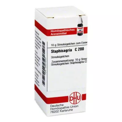 STAPHISAGRIA C 200 globulek, 10 g STAPHISAGRIA C 200 globulek, 10 g