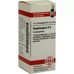 STAPHISAGRIA D 3 globulki, 10 g