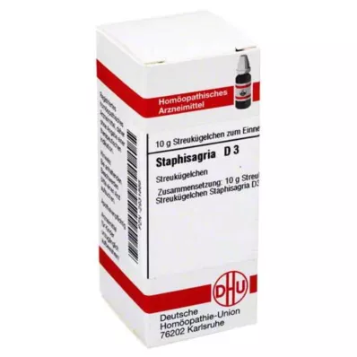 STAPHISAGRIA D 3 globulki, 10 g STAPHISAGRIA D 3 globulki, 10 g
