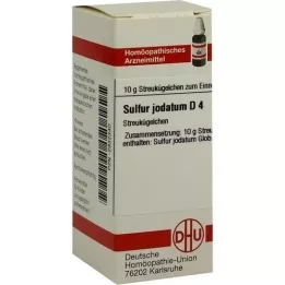 SULFUR JODATUM D 4 globulki, 10 g