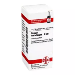 ZINCUM METALLICUM C 30 kulek, 10 g