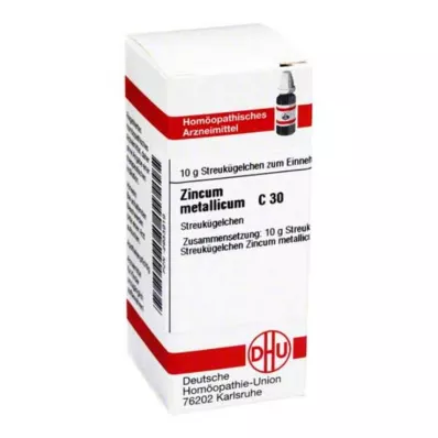 ZINCUM METALLICUM C 30 kulek, 10 g