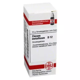 ZINCUM METALLICUM D 12 kulek, 10 g
