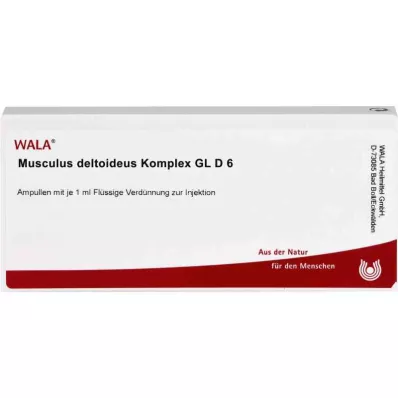 MUSCULUS DELTOIDEUS Kompleks GL D 6 ampułek, 10 x 1 ml MUSCULUS DELTOIDEUS Kompleks GL D 6 ampułek, 10 x 1 ml