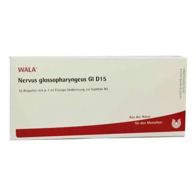 NERVUS GLOSSOPHARYNGEUS GL D 15 Ampułki, 10 x 1 ml NERVUS GLOSSOPHARYNGEUS GL D 15 Ampułki, 10 x 1 ml