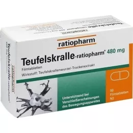 TEUFELSKRALLE-RATIOPHARM Tabletki powlekane, 50 szt