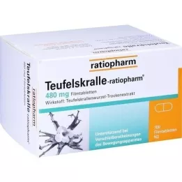 TEUFELSKRALLE-RATIOPHARM Tabletki powlekane, 100 szt