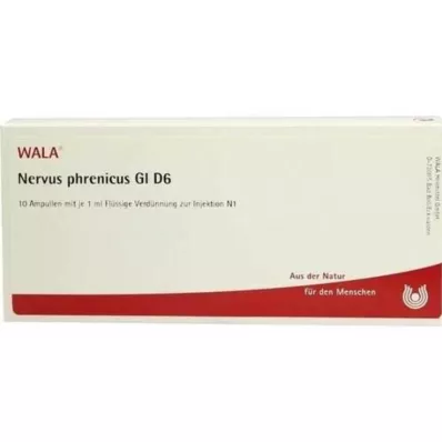 NERVUS PHRENICUS GL D 6 ampułek, 10 x 1 ml NERVUS PHRENICUS GL D 6 ampułek, 10 x 1 ml