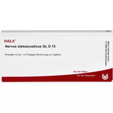 NERVUS STATOACUSTICUS GL D 15 Ampułki, 10 x 1 ml NERVUS STATOACUSTICUS GL D 15 Ampułki, 10 x 1 ml