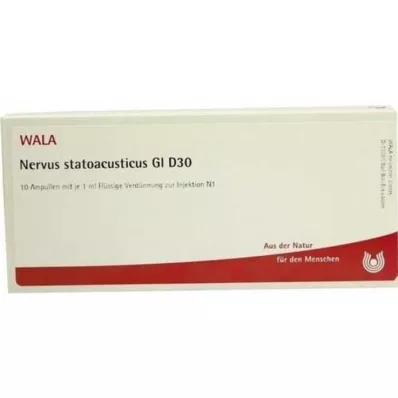 NERVUS STATOACUSTICUS GL D 30 ampułek, 10 x 1 ml NERVUS STATOACUSTICUS GL D 30 ampułek, 10 x 1 ml
