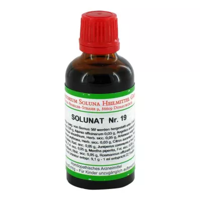 SOLUNAT Krople nr 19, 50 ml