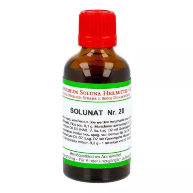 SOLUNAT Krople nr 20, 50 ml