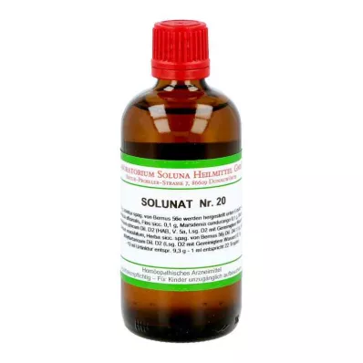SOLUNAT Krople nr 20, 100 ml