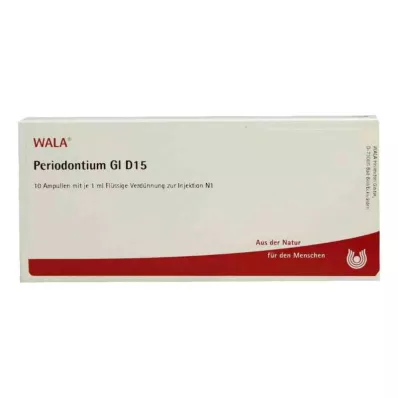 PERIODONTIUM GL D 15 Ampułki, 10 x 1 ml