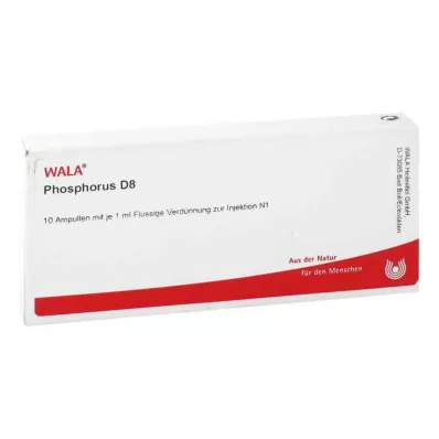 PHOSPHORUS D 8 ampułek, 10 x 1 ml PHOSPHORUS D 8 ampułek, 10 x 1 ml