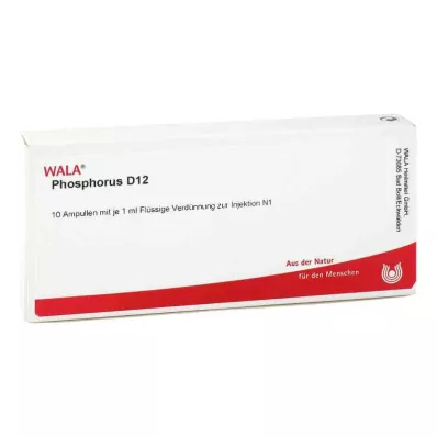 PHOSPHORUS D 12 ampułek, 10 x 1 ml
