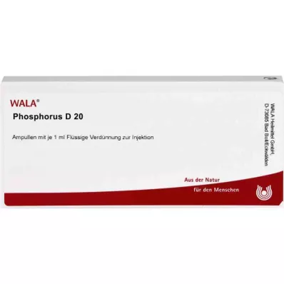 PHOSPHORUS D 20 ampułek, 10 x 1 ml
