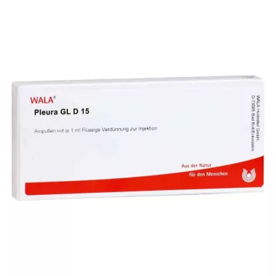 PLEURA GL D 15 Ampułki, 10 x 1 ml